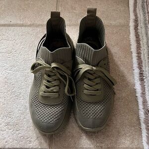 Green Mesh Sneakers